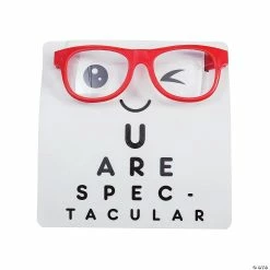 Cheap ✨ Nerdy Clear Lens Glasses Valentine Exchanges with Card for 12 💯