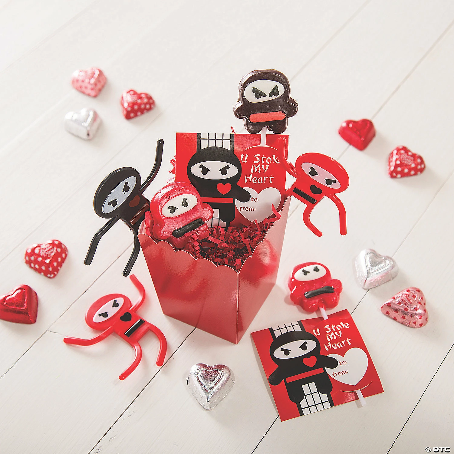Flash Sale ❤️ Ninja Lollipop Valentine Exchanges with Card for 12 ❤️ - Image 2