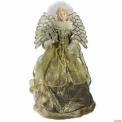 Cheap 🌟 Northlight 16" Pre-Lit Angel with Harp 🎄 Christmas Tree Topper ❤️