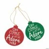 Best Pirce 🧨 Oh Come Let Us Adore Him 🔔 Christmas Ornaments - 12 Pc. ⌛