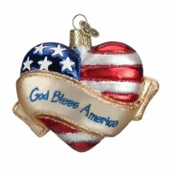 Hot Sale 🎁 Old World 🎄 Christmas Assortment Glass Blown Ornaments for 🎄 Christmas Tree God Bless America Heart 😉