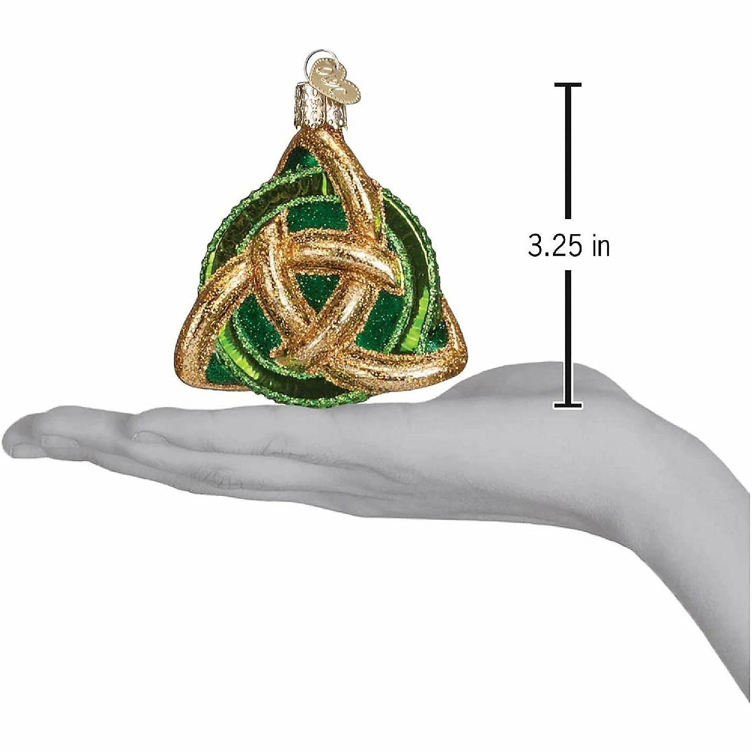 Cheap ✨ Old World 🔔 Christmas Spiritual Gifts Glass Blown Ornaments for 🔔 Christmas Tree Trinity Knot 🥰 - Image 2