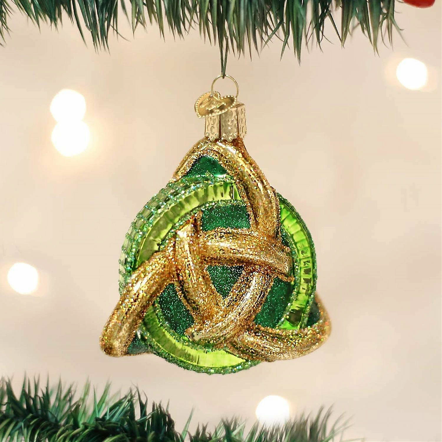 Cheap ✨ Old World 🔔 Christmas Spiritual Gifts Glass Blown Ornaments for 🔔 Christmas Tree Trinity Knot 🥰 - Image 3