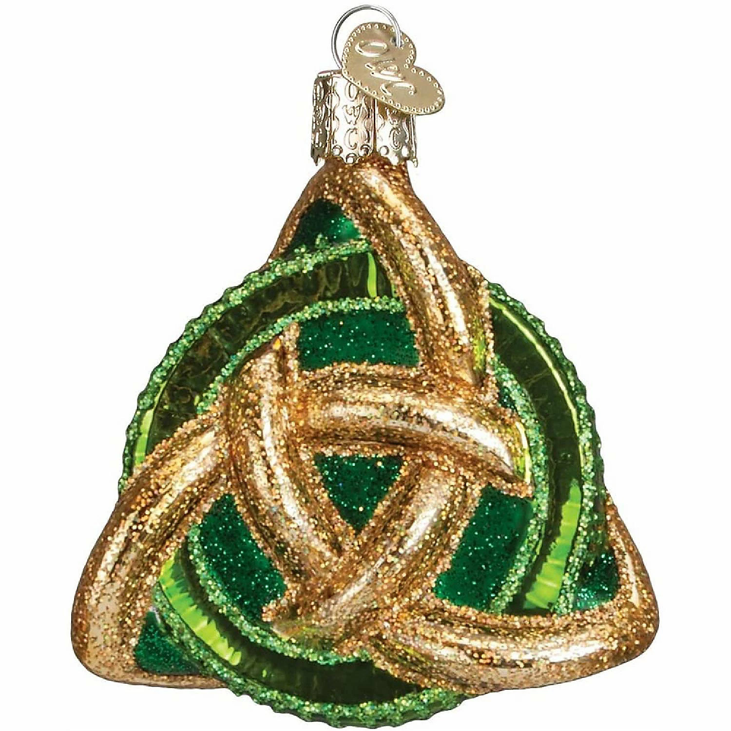 Cheap ✨ Old World 🔔 Christmas Spiritual Gifts Glass Blown Ornaments for 🔔 Christmas Tree Trinity Knot 🥰
