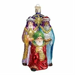 Deals 🤩 Old World ❄ Christmas Three Wise Men Glass Blown Ornament 🥰