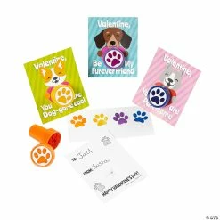 Budget 🤩 Paw Print Stampers with Valentine’s Day Card - 24 Pc. 🌟