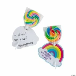 Coupon β Rainbow Swirl Lollipops with Valentineβs Day Card for 24 π
