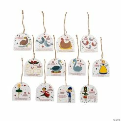 Cheapest ✨ Religious 12 Days of ❄ Christmas Wood Ornament Set - 12 Pc. 🎁