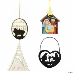 Cheap 👍 Religious 🎁 Christmas Ornament Assortment - 48 Pc. 👍