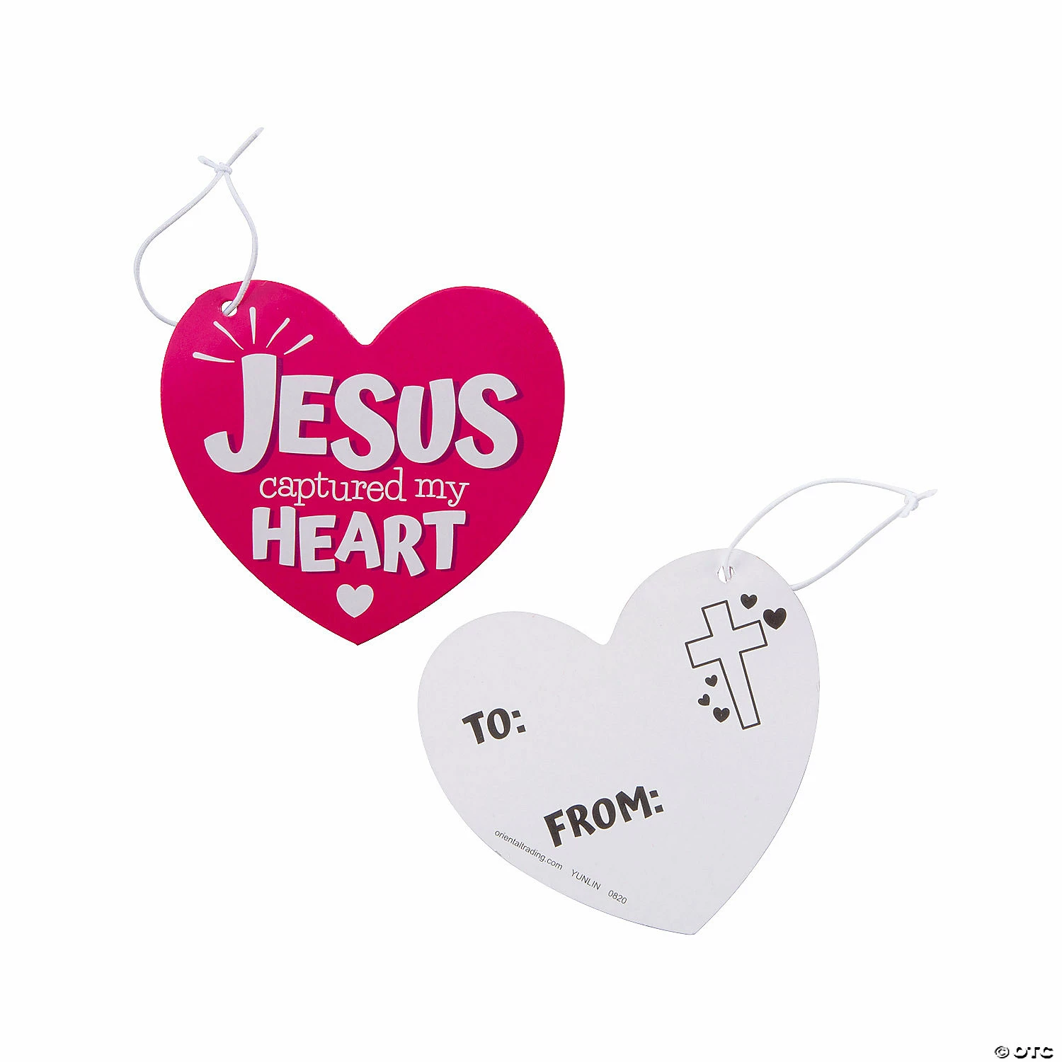 Outlet ๐ฅ Religious Heart Stuffed ๐ Dog Valentine Exchanges with Card for 12 โจ - Image 2