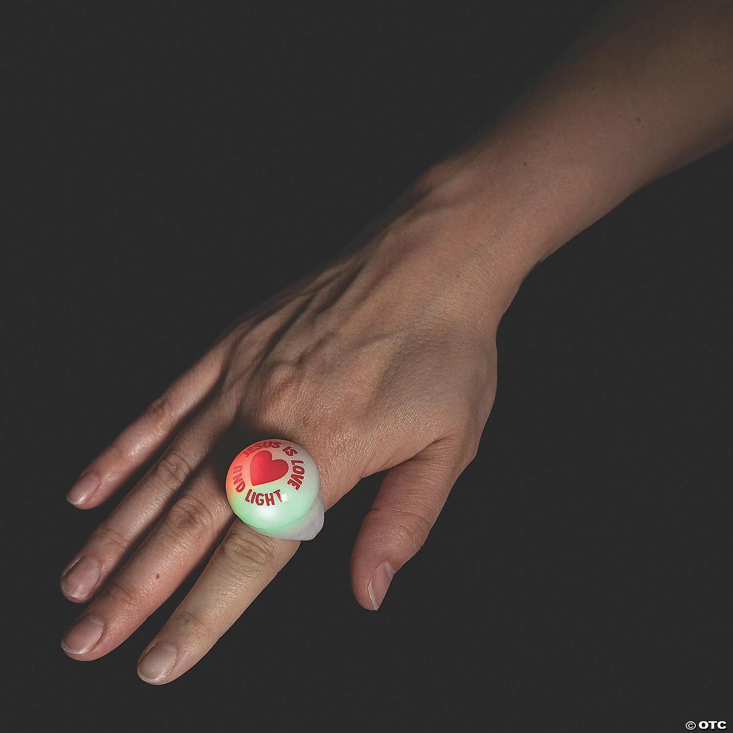 Budget ✔️ Religious Light-Up Rings with Valentine's Day Card for 12 🔥 - Image 2