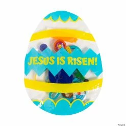 Best Sale 🛒 Religious Toy-Filled Easter Egg Bags - 12 Pc. 🧨