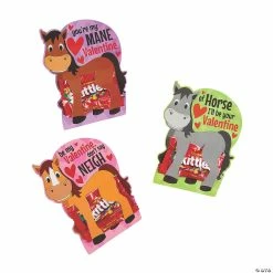 Brand new ✔️ Skittles® Fun Size Fruit 🍬 Candy Valentine Exchanges with Horse Card for 12 🥰
