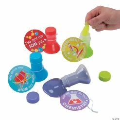 Best deal ❤️ Slime Beaker Valentine Exchanges with Card for 12 🥰