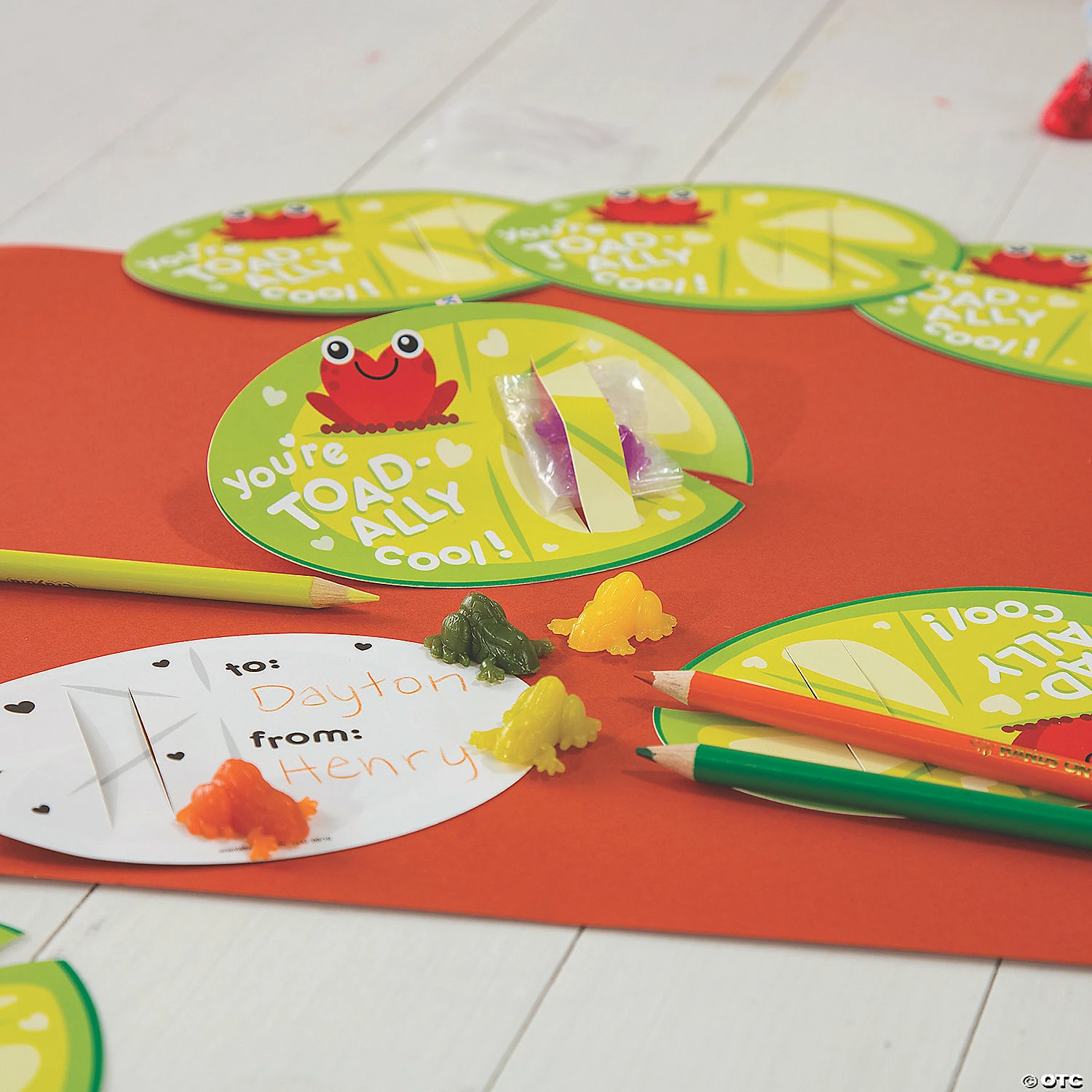 Hot Sale β Sticky Frogs Valentine Exchanges with Card for 48 π - Image 2