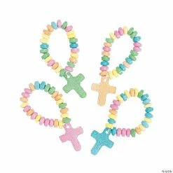 Coupon 😍 Stretchable Hard 🍬 Candy Cross Bracelets - 12 Pc. 🔔