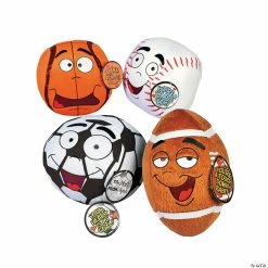 Hot Sale ๐ Stuffed Sports Balls Valentine Exchanges with Card for 12 ๐