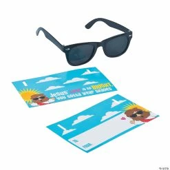 Cheap 😍 Sunglasses with Religious Valentine's Day Card - 12 Pc. 😀