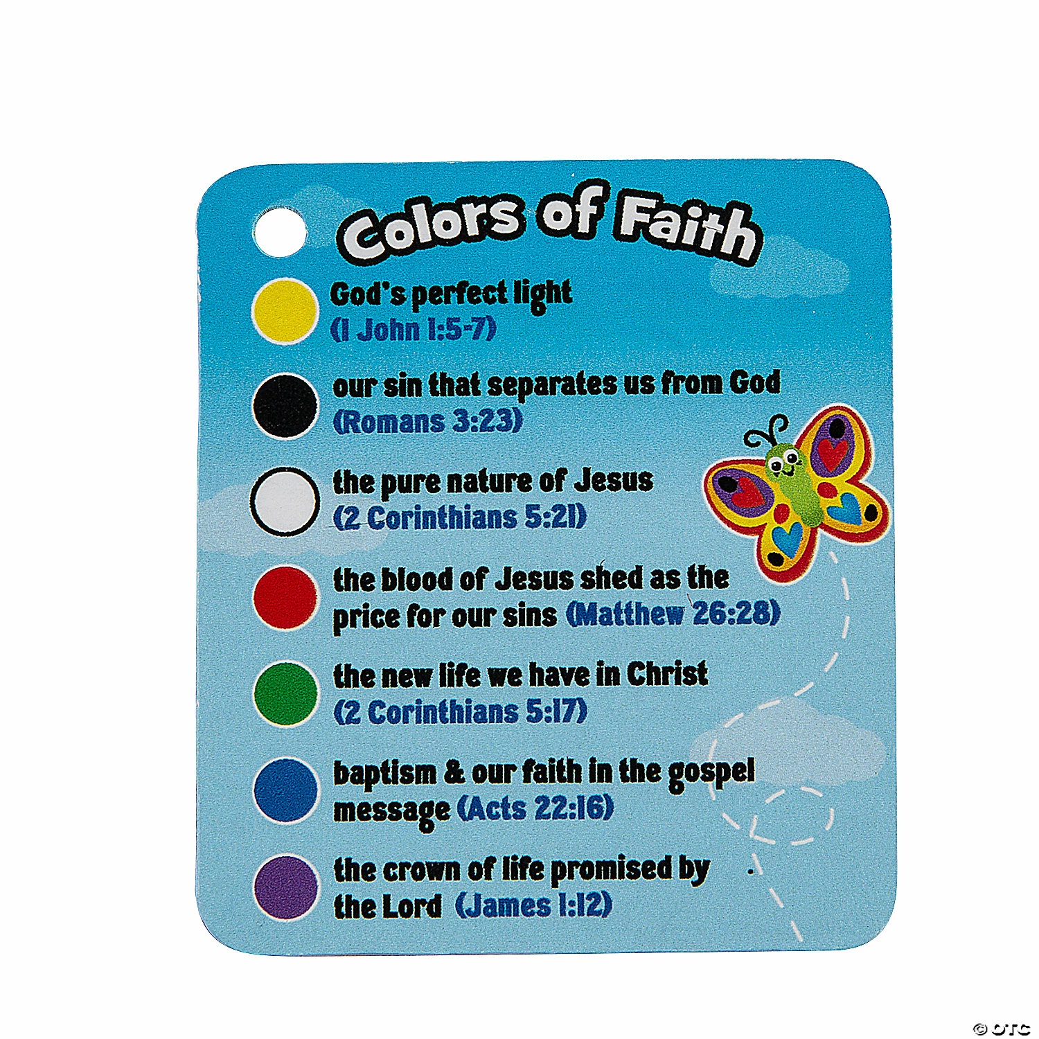 Budget 𧨠The Salvation Story Butterfly Bible Craft Kit - Makes 12 π₯ - Image 2