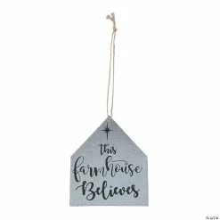 Coupon 😍 This Farmhouse Believes 🎁 Christmas Ornaments - 12 Pc. 😀