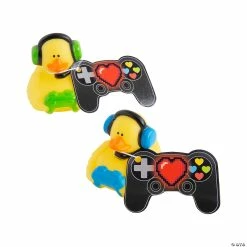 Best Pirce 💯 Valentine Gamer Rubber Ducks with Card - 12 Pc. ⭐