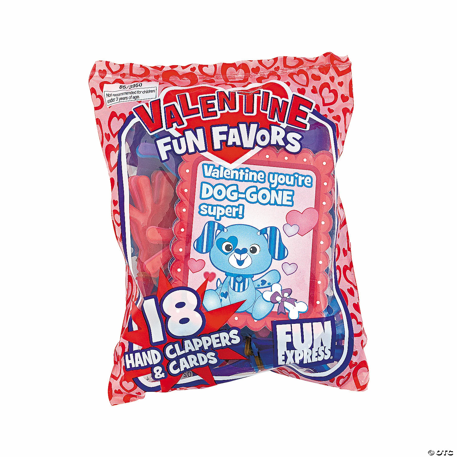 Outlet π― Valentine Hand Clapper Fun Favors with Cards π - Image 2