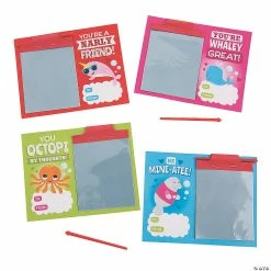 Discount ๐ Valentineโs Day Sea Life Creatures Mini Magic Pads - 12 Pc. โจ