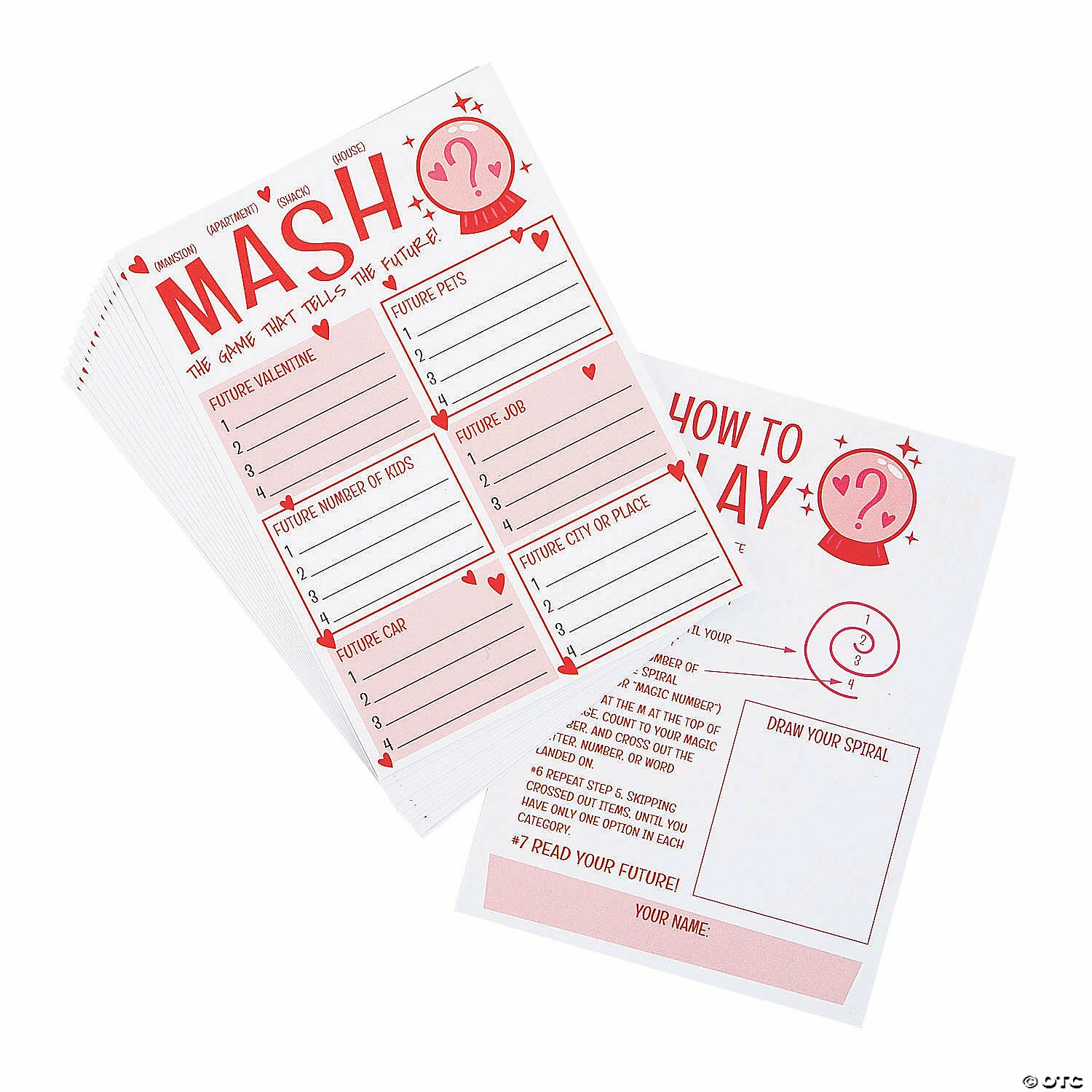 Best deal ๐ Valentine's Day MASH Game Cards ๐ - Image 3