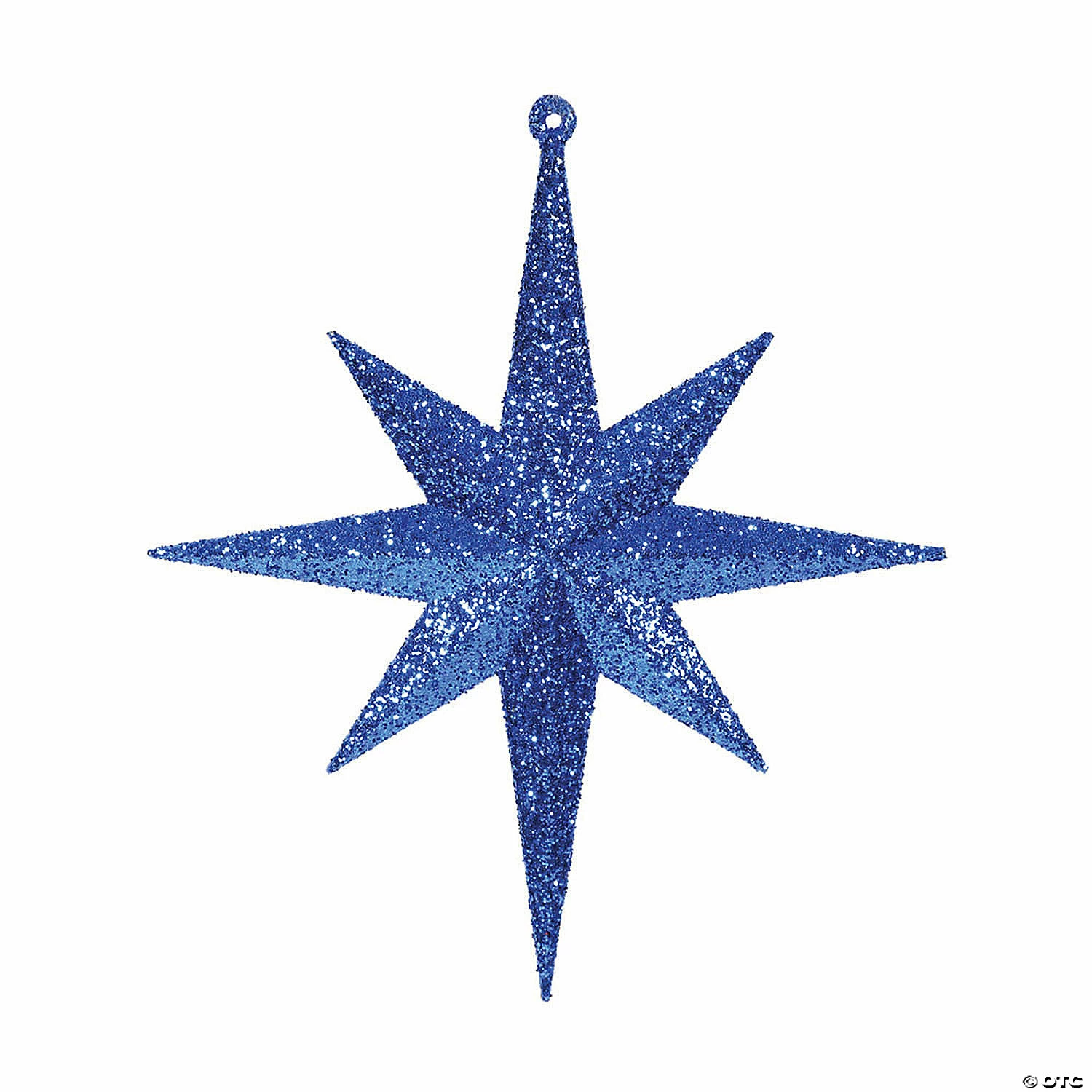 Best reviews of โ๏ธ Vickerman Shatterproof 8" Blue Iridescent Glitter Bethlehem Star โ Christmas Ornament, 4 Pc. ๐
